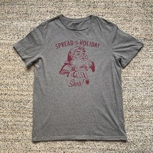 Mossimo holiday grey T-shirt.